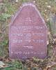 "Here lies the modest woman, God-fearing, the married Mendel daughter of R. Meir, wife of R. Arie Zubicz/ Zubich /Zubacz.  She died Tuesday 28th Tevet 5663 as the abbreviated era.  May her soul be bound in the bond of everlasting life." (szpekh@cwu.edu and Tomasz Wisniewski)